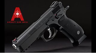 ASG CZ 75 SP01 SHADOW CO2 BLOWBACK STEEL BB PISTOL [upl. by Gurevich]