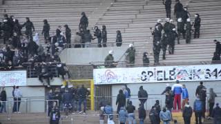 1FC Saarbrücken  Hansa Rostock  Tribünensturm [upl. by Durand]