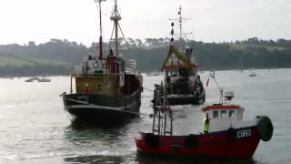 First ship into Richmond Dry Dock Appledore 6 Sep 2012 [upl. by Kalagher326]