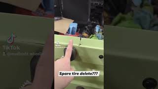 Why do a spare tire delete jeep mudbudzwheelin jeepyj [upl. by Galitea]