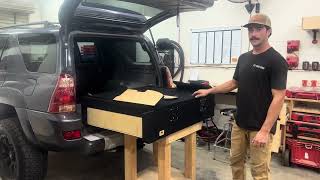 4th Gen 4Runner Drawer System Installation [upl. by Swamy]