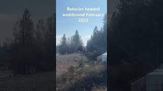 Rotaries headed westbound February 2023 [upl. by Noam583]