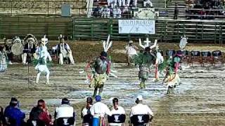 89th InterTribal Indian Ceremonial Night Performance Apache Crown Dancers [upl. by Esirec]