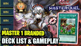 Branded BEST Deck My NEW MASTER 1 BRANDED DESPIA Deck List amp Gameplay Master Duel [upl. by Ollie401]