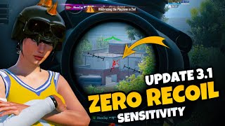 NEW OP SENSITIVITY FOR ALL DEVICES IN BGMI 31 UPDATE FOR LASER SPRAYS💥 [upl. by Joel702]