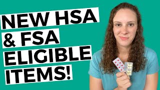 New HSA amp FSA Eligible Expenses  Healthcare Items to Buy Right Now [upl. by Rubie]