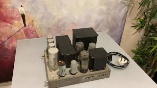 RGD 1046 vintage mono valve amplifier circa 1948 [upl. by Mischa]