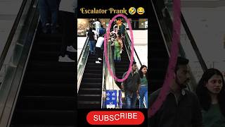 Escalator Prank 😂 shorts escalator comedy viralvideo escalatorprank maheshbiswal ytshorts [upl. by Sperling738]