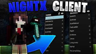 189  Hack Client Mod for Minecraft Java  NightX Hacked Client Mod Works w Feather Client [upl. by Peednas]