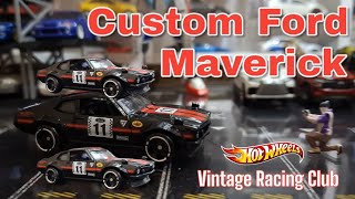 Hot Wheels Custom Ford Maverick Vintage Racing Club [upl. by Lareena]