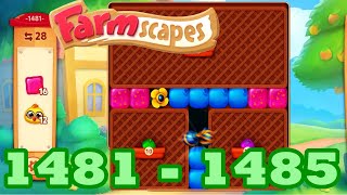 Farmscapes Level 1481  1485 HD Gameplay Walkthrough  3  match game  android  1482  1483  1484 [upl. by Eugenia799]