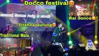 TrishnaGurung live concert at Gorkha Docco music festival😍lakhimpur [upl. by Wunder752]