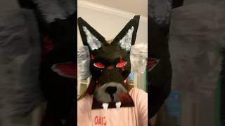 First ever dog mask Theme Demon wolf [upl. by Ardnalak]