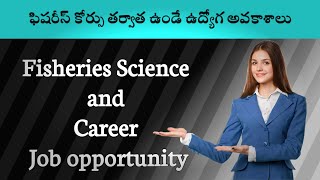 Fisheries Science Career and Job Opportunities [upl. by Dduj]