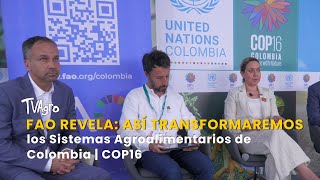 FAO Por qué transformar Sistemas Agroalimentarios de Colombia  COP16TvAgro por Juan Gonzalo Angel [upl. by Rainer]