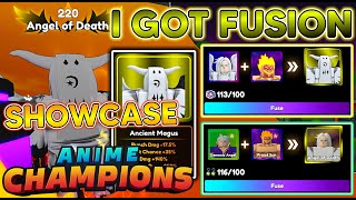 ANIME CHAMPIONS 7DS UPDATE GETTING NEW Angel Of Death FUSION MAX LEVEL SHOWCASE In Anime Champions [upl. by Onitnatsnoc]