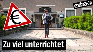 Realer Irrsinn Pensionierte Lehrerin muss 10000 Euro zurückzahlen  extra 3  NDR [upl. by Dieter]