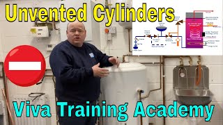 How Unvented Hot Water Cylinder Works  Plumbing Training Video [upl. by Annoval994]