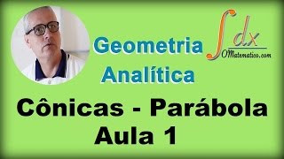 Grings  Geometria Analítica Cônicas  Parábola  Aula 1 [upl. by Dreda]