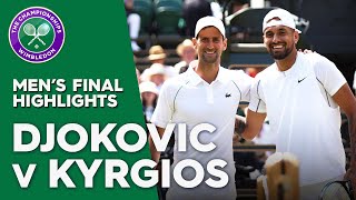 2022 Wimbledon Mens Final Highlights Novak Djokovic vs Nick Kyrgios  Wide World of Sports [upl. by Araccat4]