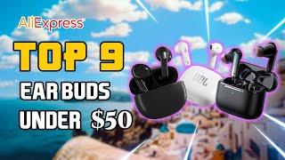 🤩 Top 9 Best Earbuds On Aliexpress Under 50  Best Budget Earbuds In 2024 🔥 [upl. by Earissed]