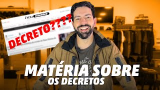 Matéria do Jornal Sobre o Novo Decreto  OFFEDITION [upl. by Aneehsram840]