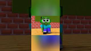 Good male character everytime other people helping minecraftshortsminecraft minecraftanimation [upl. by Adamis386]