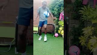 Dad playing football football footballskills shorts [upl. by Nel]