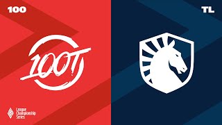 100 vs TL  LCS Lock In 2021  100 Thieves vs Team Liquid [upl. by Packston]