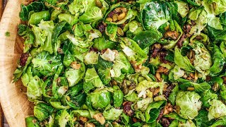 How to Make Brussels Sprouts Salad by Rachael [upl. by Karsten]