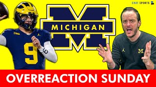 Michigan Football OVERREACTION Sunday On Jim Harbaugh Connor Stalions amp Michigan vs Penn St Preview [upl. by Suiramed838]