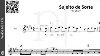 Sujeito de Sorte â™ª Belchior  Partitura [upl. by Ahseik527]