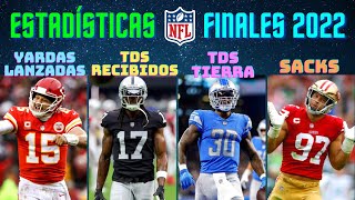 Estadísticas Finales NFL 2022  Galardones Previo Playoffs [upl. by Hajar]