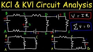 Kirchhoffs Law Junction amp Loop Rule Ohms Law  KCl amp KVl Circuit Analysis  Physics [upl. by Andel703]