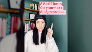 5 Serif Fonts for your next design project [upl. by Eirrehc74]