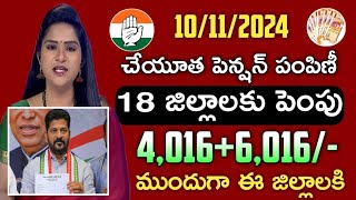 తెలంగాణ ఆసరా చేయూత పెన్షన్ పై కీలక నిర్ణయం40166016 ఖాతాలోకిTelangana aasara cheyutha pension [upl. by Kosse355]