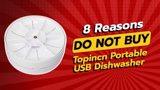 🔥 DONT BUY Topincn Portable USB Dishwasher Until YOU WATCH THIS 😱 [upl. by Edina]