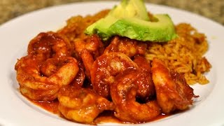 Spicy Mexican Shrimp with Chipotle Recipe  Camarones ala Diabla con Chipotle [upl. by Pazia]