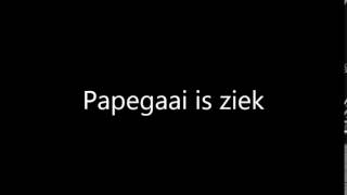 Papegaai is ziek [upl. by Nyrhtakyram]