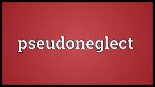 Pseudoneglect Meaning [upl. by Auhesoj342]