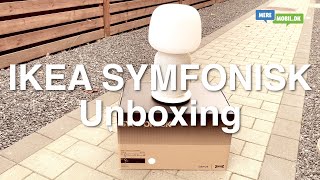 Her er IKEA Symfonisk lampehøjttaler Unboxing  SONOSlyd i en lampe [upl. by Aritak]