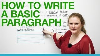 How to write a basic paragraph [upl. by Seidler]