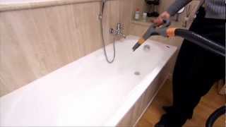 Pulizia vasca da bagno Vapore con Biocleaner [upl. by Yanel]