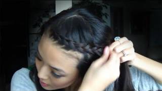 Braided Fringe Bangs Tutorial [upl. by Schnorr582]