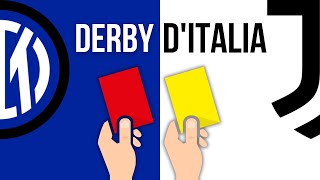 JUVENTUS vs INTER MILAN Red amp Yellow Cards Showdowns of the 21st Century [upl. by Eiuqnom]