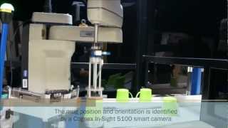 Vision guided robotic labelling system [upl. by Heringer]