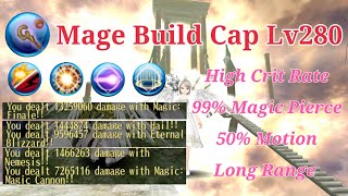 Toram Staff Mage Cap Lv280 Build amp Combos  Burst Spam  Toram Online [upl. by Eidnew]