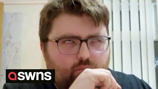 American tourist tries Greggs sausage roll for the first time and his reaction is priceless  SWNS [upl. by Hollyanne]