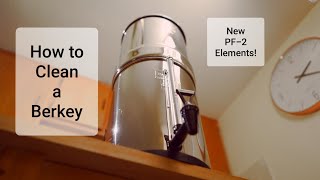 How to Clean a Berkey Water Purifier  Priming PF2 Filters [upl. by Spatz102]