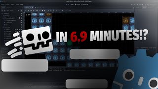 How to make a Side Scrolling Platformer Game in Godot 4 in 6 minutes [upl. by Kizzie85]